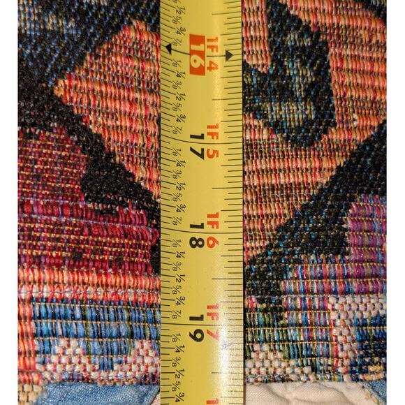 On the Verge VTG Made in USA Button Front Tapestry Western Vest Womens Size M - Picture 8 of 10